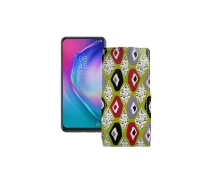 Купить - чехол для смартфона  Чехол-флип из экокожи для телефона Tecno Camon 15 Premier Камни-цветные