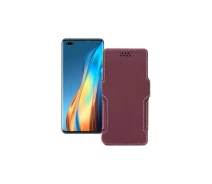 Купить - чехол для смартфона  Чехол-книга из экокожи для телефона Tecno Phantom X Бордовый