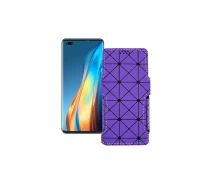 Купить - чехол для смартфона  Чехол-книга из экокожи для телефона Tecno Phantom X Фиолетовый ромб