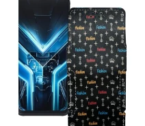 Купить - чехол для смартфона  Чехол-книга из экокожи для телефона Cubot X70 Фэшн черный