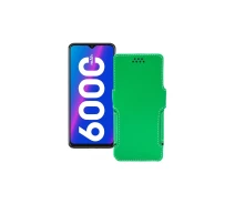Купить - чехол для смартфона  Чехол-книга из экокожи для телефона Tecno Spark 6 Air Зеленый
