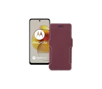 Купить - чехол для смартфона  Чехол-книга из экокожи для телефона Motorola Moto G73 5G Бордовый