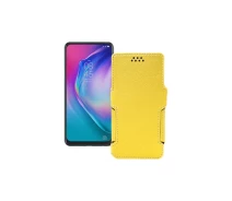 Купить - чехол для смартфона  Чехол-книга из экокожи для телефона Tecno Camon 15 Premier Желтый