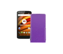 Купить - чехол для смартфона  Чехол-флип из экокожи для телефона Motorola Moto X Force (xt1580) Фиолетовый