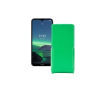 Купить - чехол для смартфона  Чехол-флип из экокожи для телефона Nokia 1.4 Зеленый