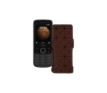 Купить - чехол для смартфона  Чехол-книга из экокожи для телефона Nokia 225 4G Коричневый ромб