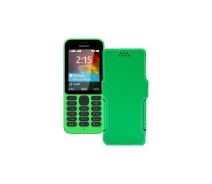 Купить - чехол для смартфона  Чехол-книга из экокожи для телефона Nokia 215 Зеленый