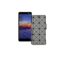 Купить - чехол для смартфона  Чехол-книга из экокожи для телефона Nokia 3.1a Серый ромб