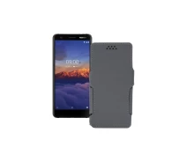 Купить - чехол для смартфона  Чехол-книга из экокожи для телефона Nokia 3.1a Серый