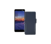 Купить - чехол для смартфона  Чехол-книга из экокожи для телефона Nokia 3.1a Черный глянец