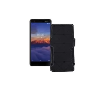 Купить - чехол для смартфона  Чехол-книга из экокожи для телефона Nokia 3.1a Черный ромб