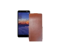 Купить - чехол для смартфона  Чехол-флип из экокожи для телефона Nokia 3.1a Коричневый