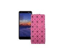 Купить - чехол для смартфона  Чехол-флип из экокожи для телефона Nokia 3.1a Розовый ромб