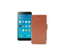 Купить - чехол для смартфона  Чехол-книга из экокожи для телефона Meizu M1 Note Коричневый