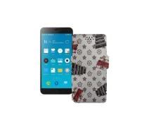 Купить - чехол для смартфона  Чехол-книга из экокожи для телефона Meizu M1 Note Луи-Витон-белый