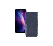 Купить - чехол для смартфона  Чехол-флип из экокожи для телефона Meizu X8 Черный глянец
