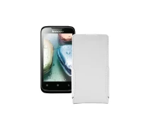 Купить - чехол для смартфона  Чехол-флип из экокожи для телефона Lenovo A369i Белый