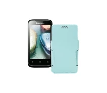 Купить - чехол для смартфона  Чехол-книга из экокожи для телефона Lenovo A369i Небесный