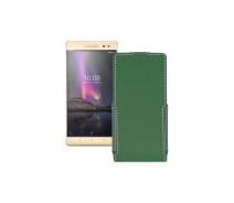 Купить - чехол для смартфона  Чехол-флип из экокожи для телефона Lenovo Phab 2 Pro (PB2-690M) Темно-зеленый