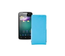 Купить - чехол для смартфона  Чехол-флип из экокожи для телефона Lenovo S820 Голубой