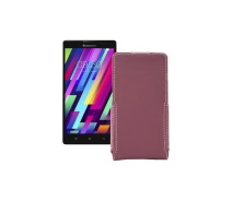 Купить - чехол для смартфона  Чехол-флип из экокожи для телефона Lenovo P90 Бордовый