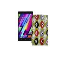 Купить - чехол для смартфона  Чехол-флип из экокожи для телефона Lenovo P90 Камни-цветные