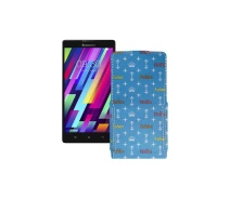 Купить - чехол для смартфона  Чехол-флип из экокожи для телефона Lenovo P90 Фэшн голубой
