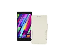 Купить - чехол для смартфона  Чехол-книга из экокожи для телефона Lenovo P90 Белый