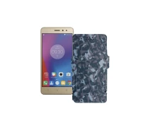 Купить - чехол для смартфона  Чехол-книга из экокожи для телефона Lenovo Vibe K6 Power (K33a42) Хаки-синий