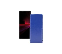 Купить - чехол для смартфона  Чехол-флип из экокожи для телефона Sony Xperia 1 III Синий