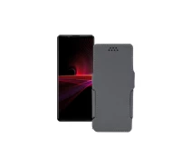 Купить - чехол для смартфона  Чехол-книга из экокожи для телефона Sony Xperia 1 III Серый