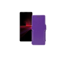 Купить - чехол для смартфона  Чехол-книга из экокожи для телефона Sony Xperia 1 III Фиолетовый