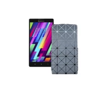 Купить - чехол для смартфона  Чехол-флип из экокожи для телефона Lenovo P90 Серый ромб