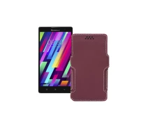 Купить - чехол для смартфона  Чехол-книга из экокожи для телефона Lenovo P90 Бордовый