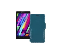 Купить - чехол для смартфона  Чехол-книга из экокожи для телефона Lenovo P90 Тм. Бирюзовый