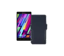 Купить - чехол для смартфона  Чехол-книга из экокожи для телефона Lenovo P90 Черный матовый