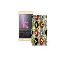 Купить - чехол для смартфона  Чехол-флип из экокожи для телефона Lenovo Phab 2 Pro (PB2-690M) Камни-цветные