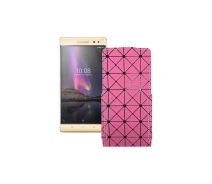 Купить - чехол для смартфона  Чехол-флип из экокожи для телефона Lenovo Phab 2 Pro (PB2-690M) Розовый ромб