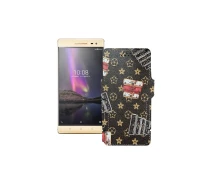 Купить - чехол для смартфона  Чехол-книга из экокожи для телефона Lenovo Phab 2 Pro (PB2-690M) Луи-Витон-коричневый
