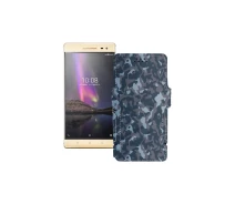 Купить - чехол для смартфона  Чехол-книга из экокожи для телефона Lenovo Phab 2 Pro (PB2-690M) Хаки-синий