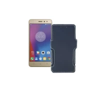 Купить - чехол для смартфона  Чехол-книга из экокожи для телефона Lenovo Vibe K6 Power (K33a42) Черный глянец