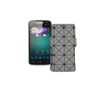 Купить - чехол для смартфона  Чехол-книга из экокожи для телефона Lenovo S820 Серый ромб