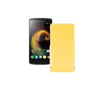 Купить - чехол для смартфона  Чехол-флип из экокожи для телефона Lenovo X3 lite Pro (A7010a48) Желтый