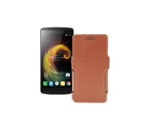 Купить - чехол для смартфона  Чехол-книга из экокожи для телефона Lenovo X3 lite Pro (A7010a48) Коричневый