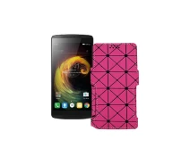 Купить - чехол для смартфона  Чехол-книга из экокожи для телефона Lenovo X3 lite Pro (A7010a48) Розовый ромб