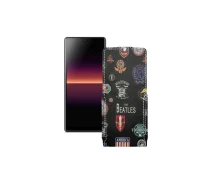 Купить - чехол для смартфона  Чехол-флип из экокожи для телефона Sony Xperia L4 Битлз