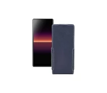 Купить - чехол для смартфона  Чехол-флип из экокожи для телефона Sony Xperia L4 Черный глянец