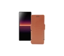 Купить - чехол для смартфона  Чехол-книга из экокожи для телефона Sony Xperia L4 Коричневый