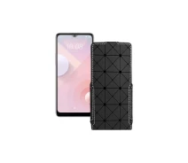 Купить - чехол для смартфона  Чехол-флип из экокожи для телефона HTC Desire 20 Plus Черный ромб