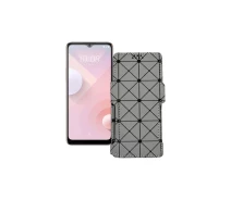 Купить - чехол для смартфона  Чехол-книга из экокожи для телефона HTC Desire 20 Plus Серый ромб